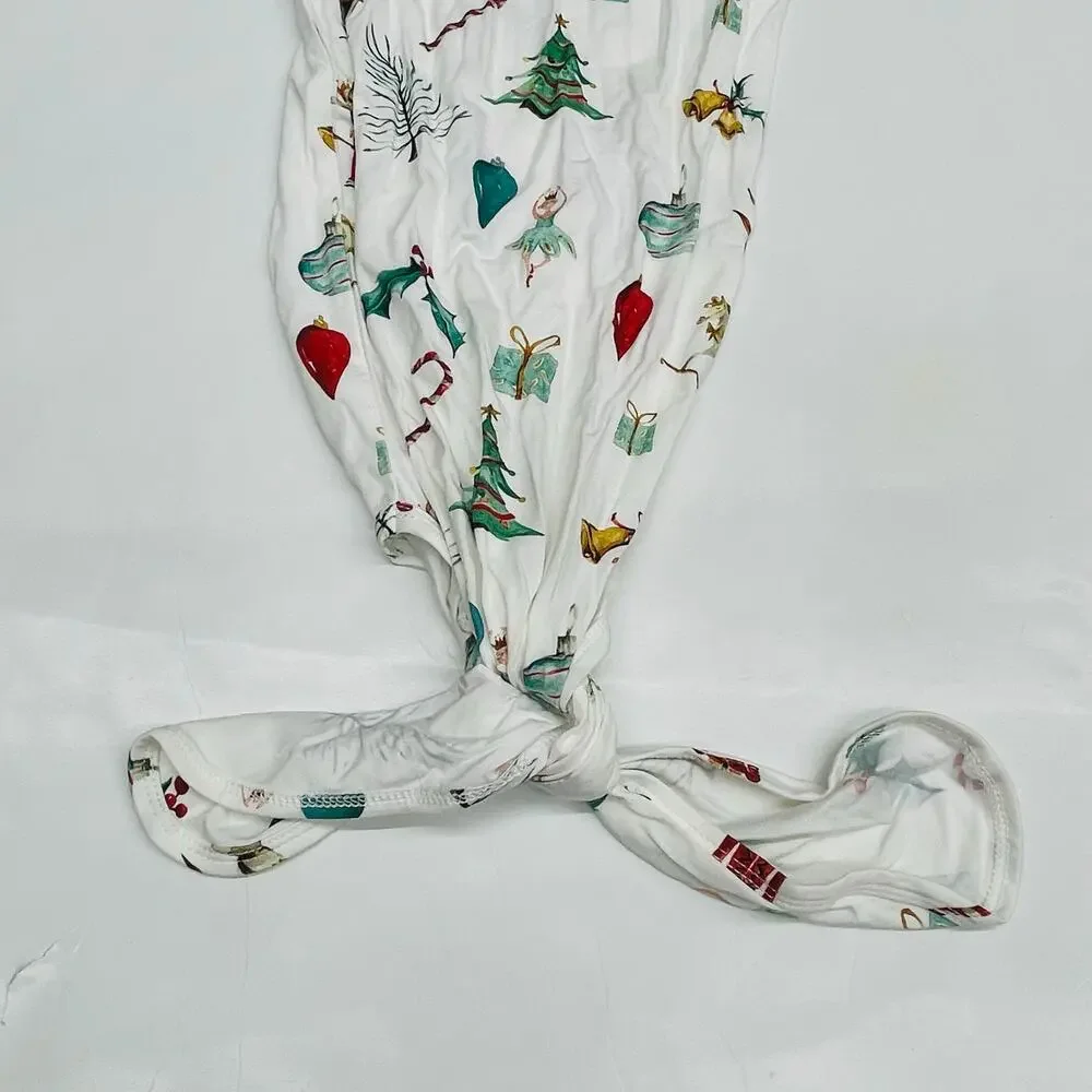 NWOT Tickety-Boo 0/3M Nutcracker Gown with cap